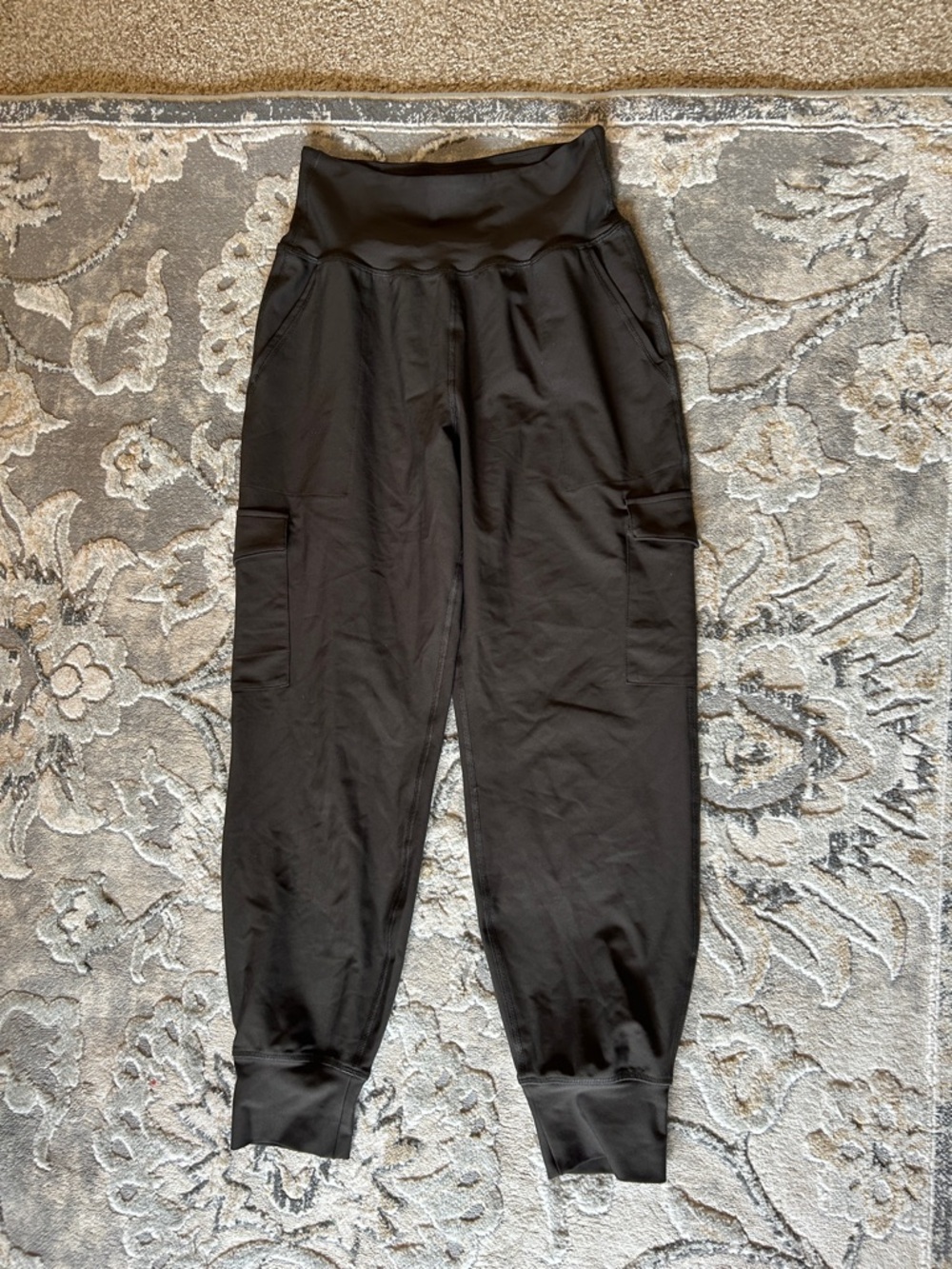 Old Navy Black High-Rise Jogger Pants